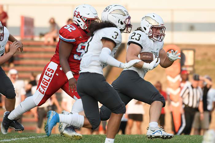 Southridge Centennial football Ken Waz 12